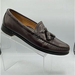 Sebago Loafers Men's 11 C Cordovan Leather Tasseled Casual